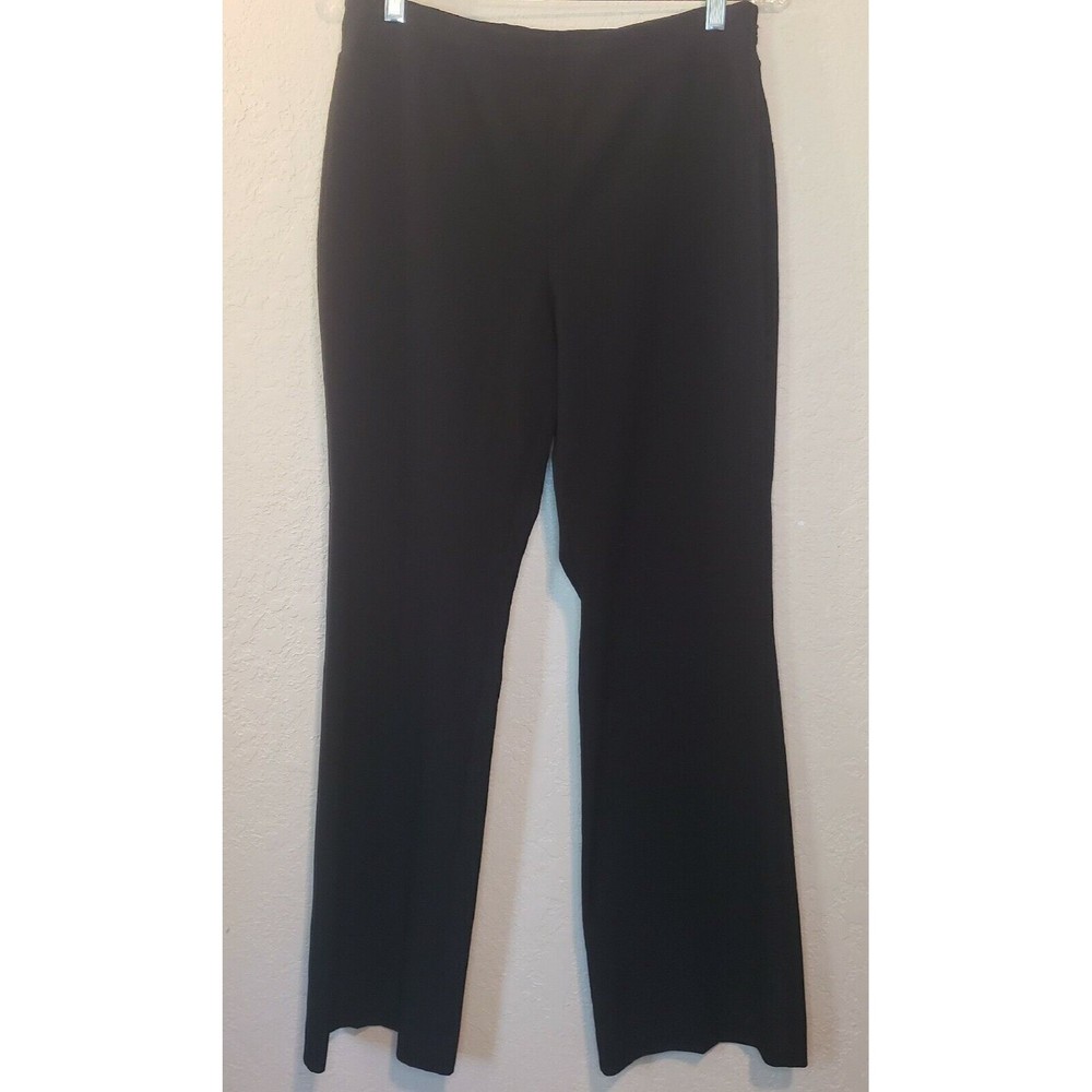 Susan Graver Stretch Straight Leg Pants, Size Small, Black